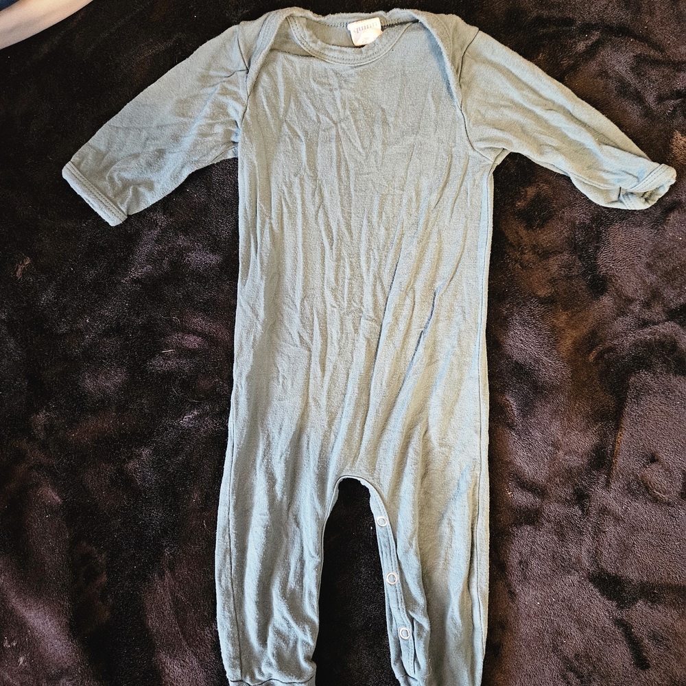 Kate Quinn Evergreen Green Footie Pj's 0-3 Month